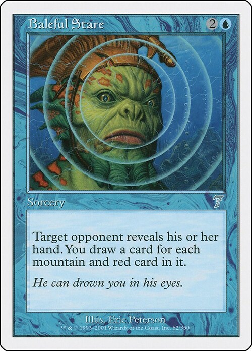 Baleful Stare Card Front