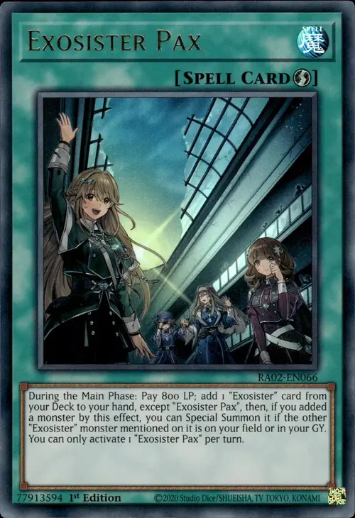 Exosister Pax Card Front