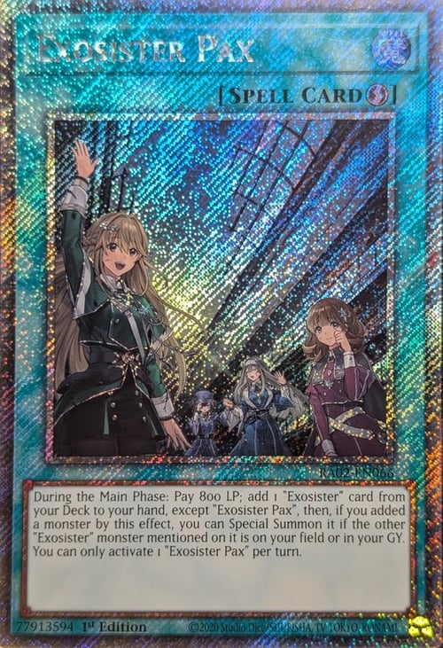 Exosister Pax Card Front