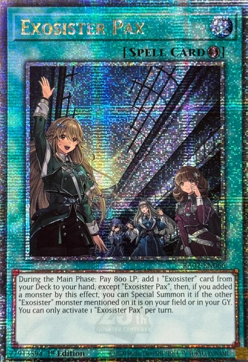 Exosister Pax Card Front