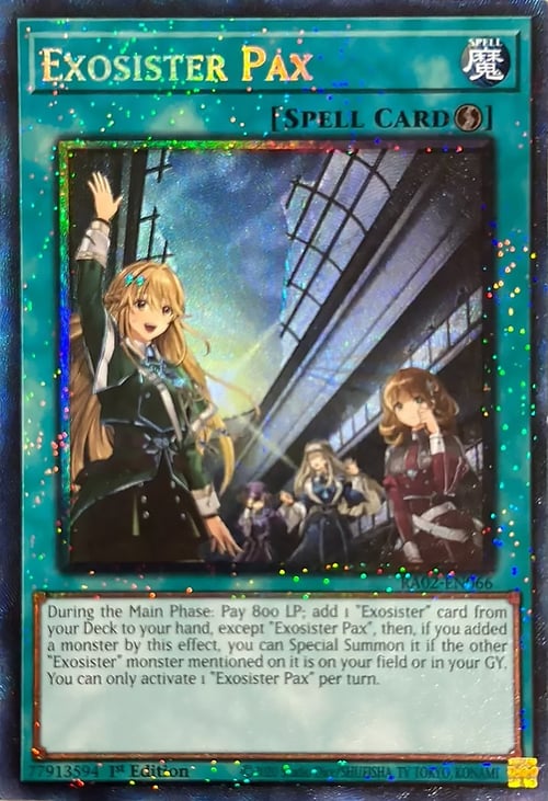 Exosister Pax Card Front