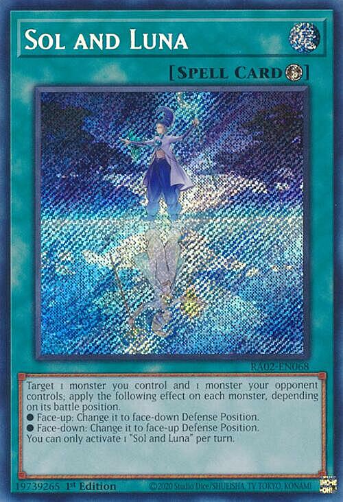 Sol and Luna Card Front