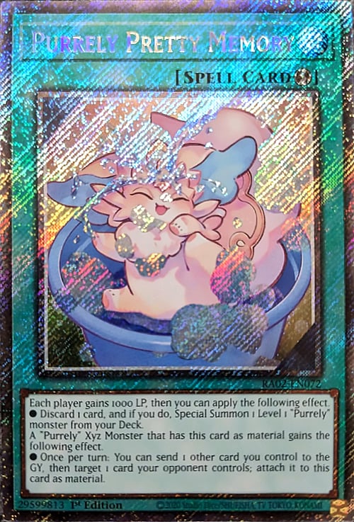 Purrely Pretty Memory Card Front