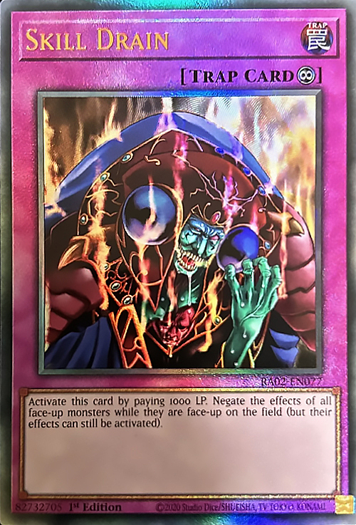 Skill Drain Card Front