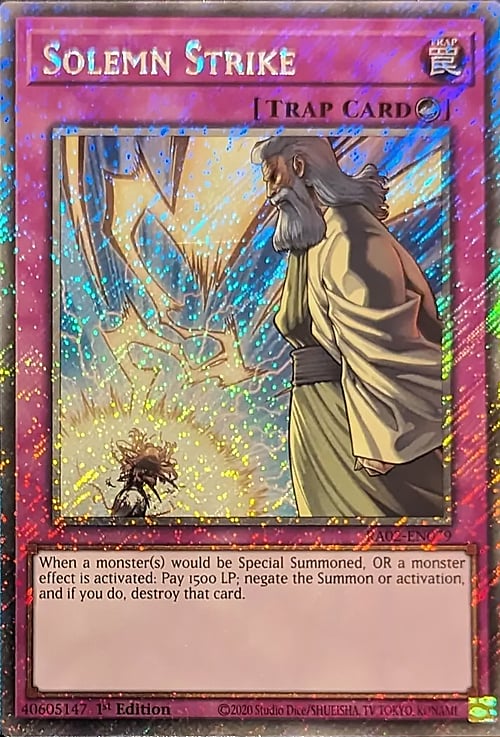 Solemn Strike Card Front