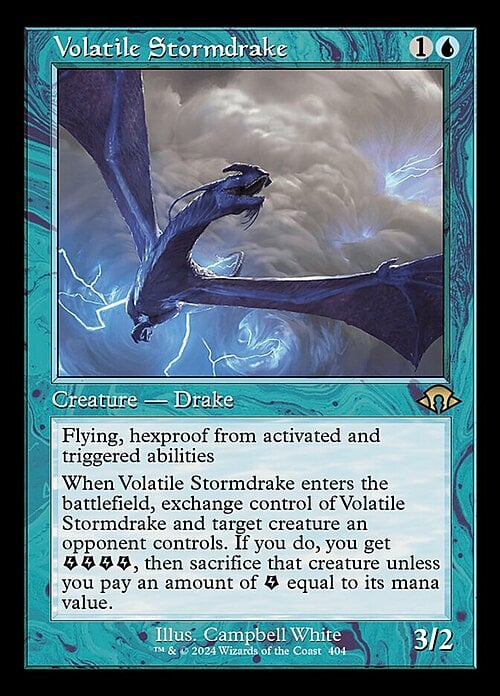 Volatile Stormdrake Card Front