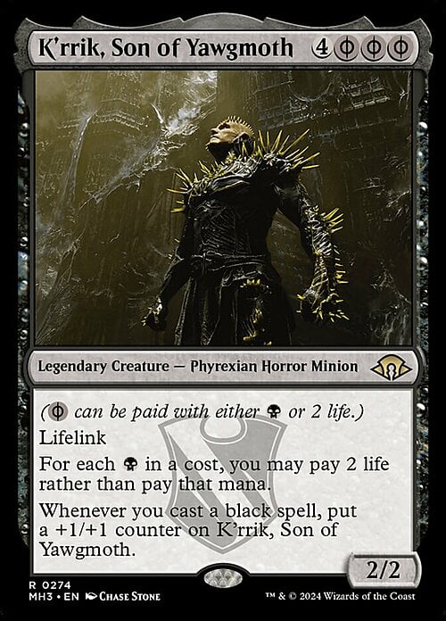 K'rrik, Son of Yawgmoth Card Front