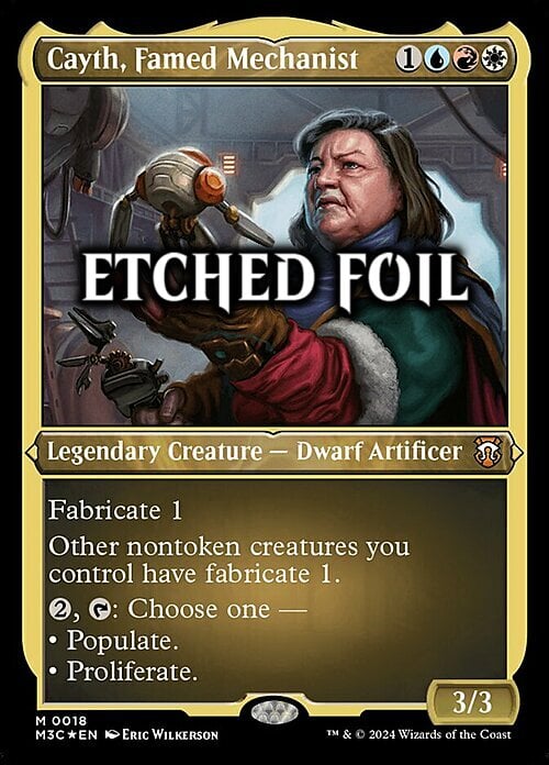 Cayth, Famed Mechanist Card Front