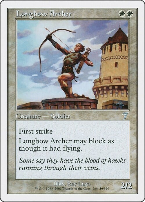 Longbow Archer Card Front