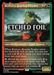 Rosheen, Roaring Prophet · Etched Foil 494