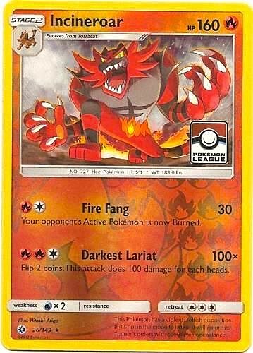 Incineroar Card Front