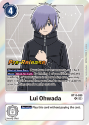Lui Ohwada · Pre-Release Stamped BT16-090