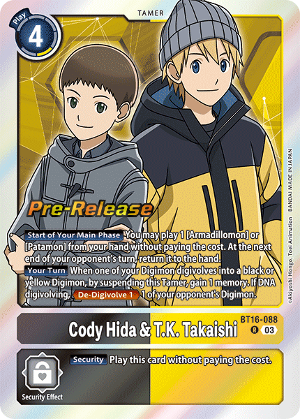 Cody Hida & T.K. Takaishi Card Front
