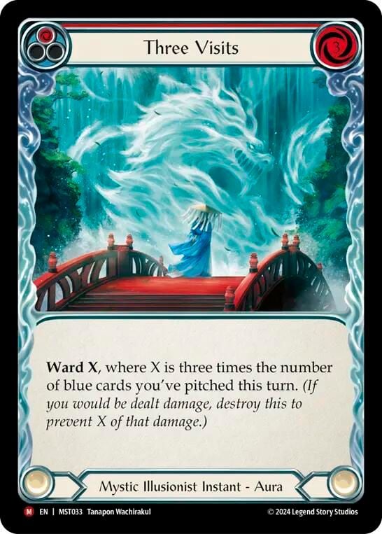 Three Visits Part the Mistveil | Flesh and Blood | CardTrader