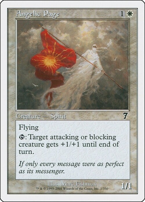 Angelic Page Card Front