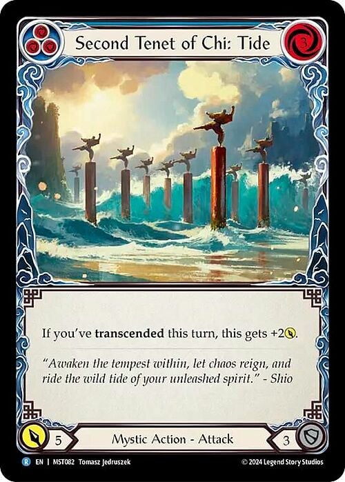 Second Tenet of Chi: Tide Card Front