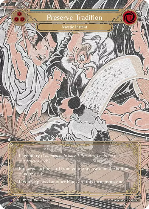 Preserve Tradition // Inner Chi Card Front