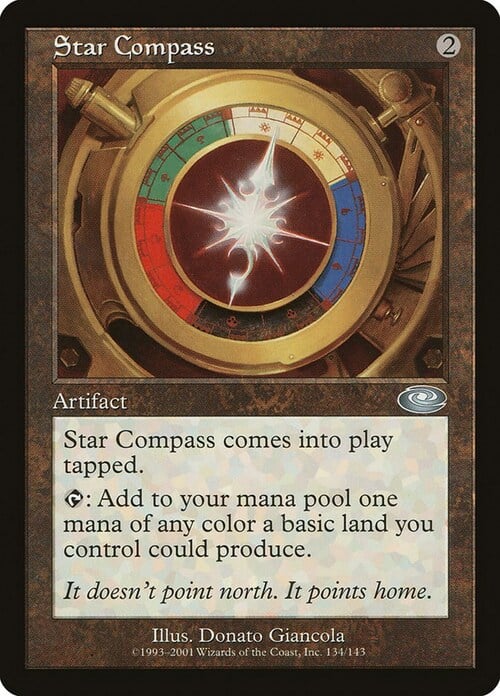 Star Compass Card Front