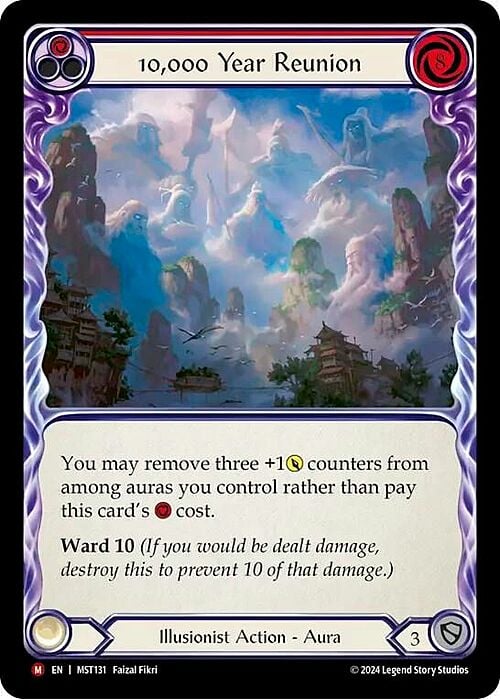 10,000 Year Reunion Card Front