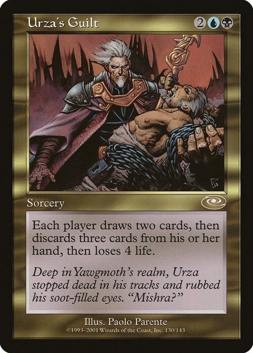 Urza's Guilt Card Front