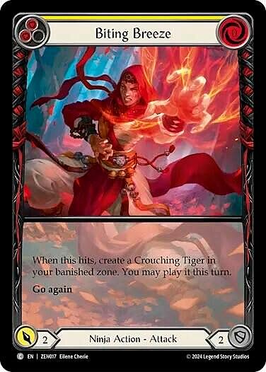 Biting Breeze - Yellow Card Front