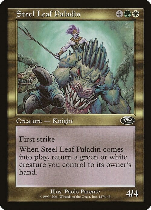 Steel Leaf Paladin Card Front