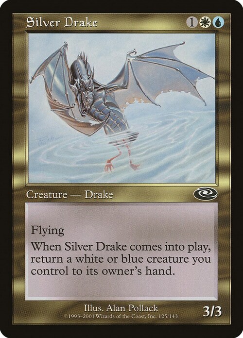 Silver Drake Card Front