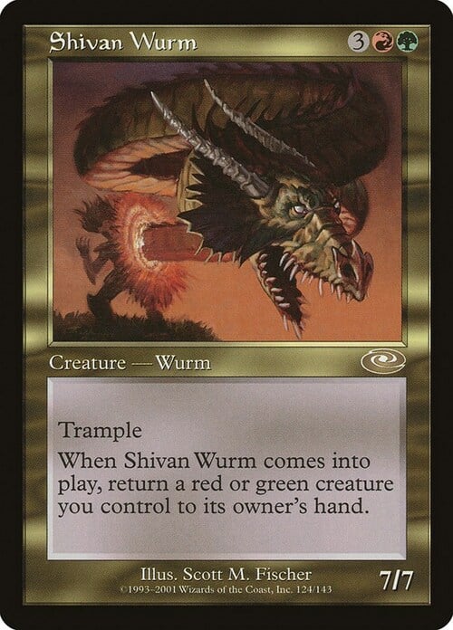Shivan Wurm Card Front