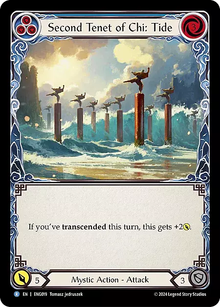 Second Tenet of Chi: Tide Card Front