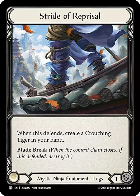 Stride of Reprisal Card Front