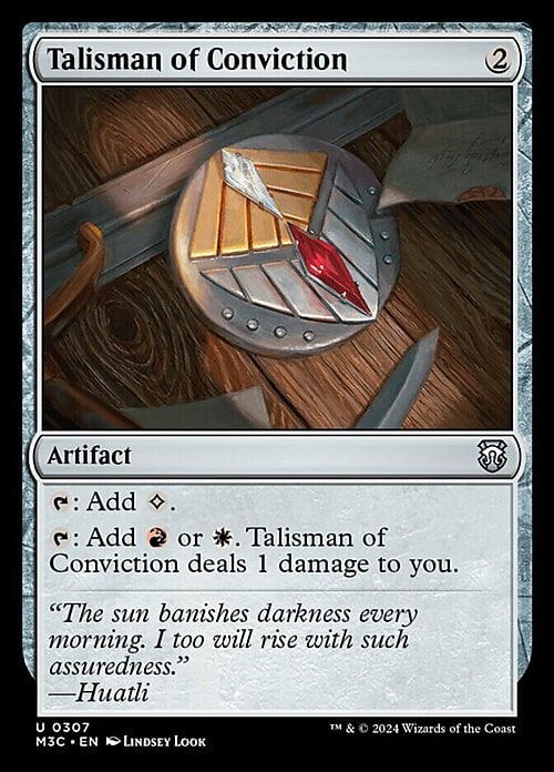 Talisman of Conviction Card Front