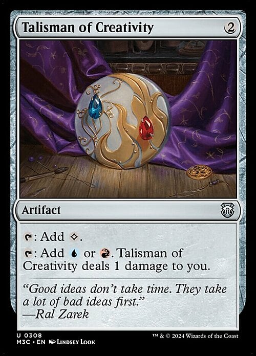 Talisman of Creativity Card Front