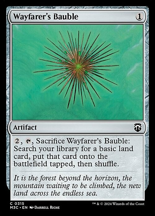 Wayfarer's Bauble Card Front