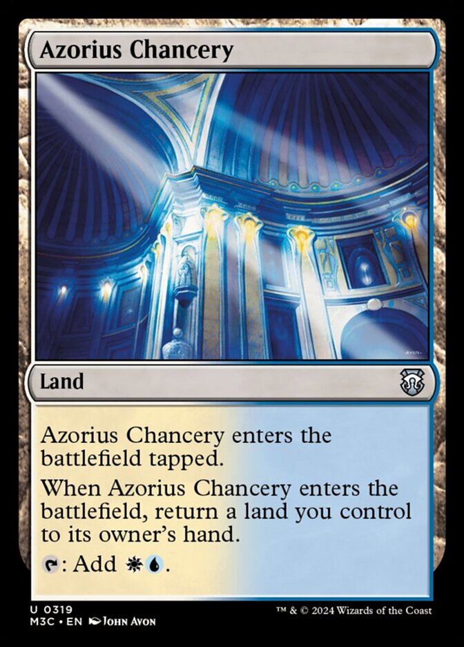 Azorius Chancery Commander: Modern Horizons 3 | Magic | CardTrader