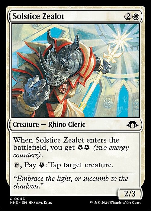 Solstice Zealot Card Front