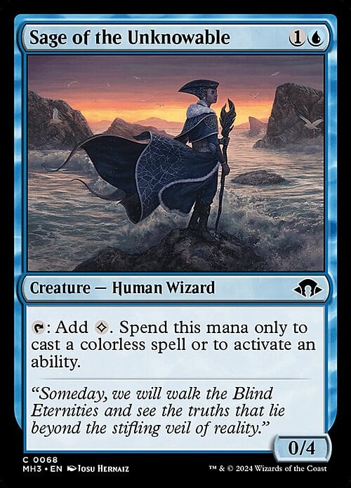 Sage of the Unknowable Card Front