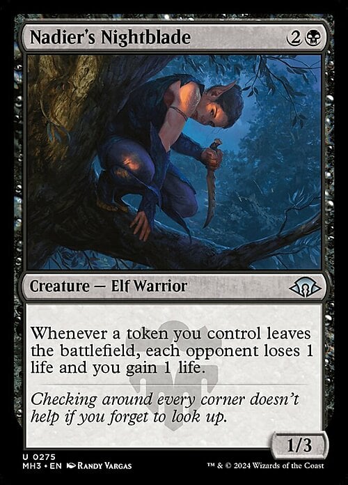 Nadier's Nightblade Card Front