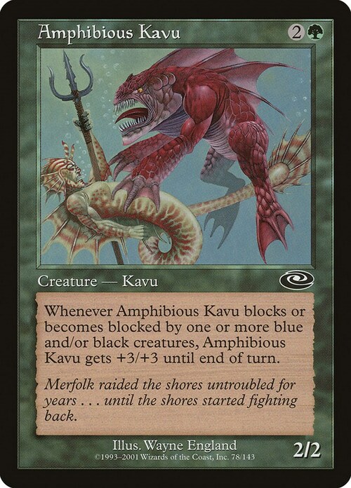 Amphibious Kavu Card Front