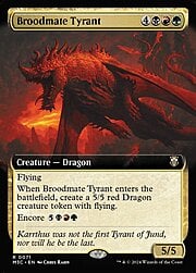 Broodmate Tyrant · Extended Art 071