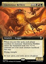 Gluttonous Hellkite · Extended Art 073
