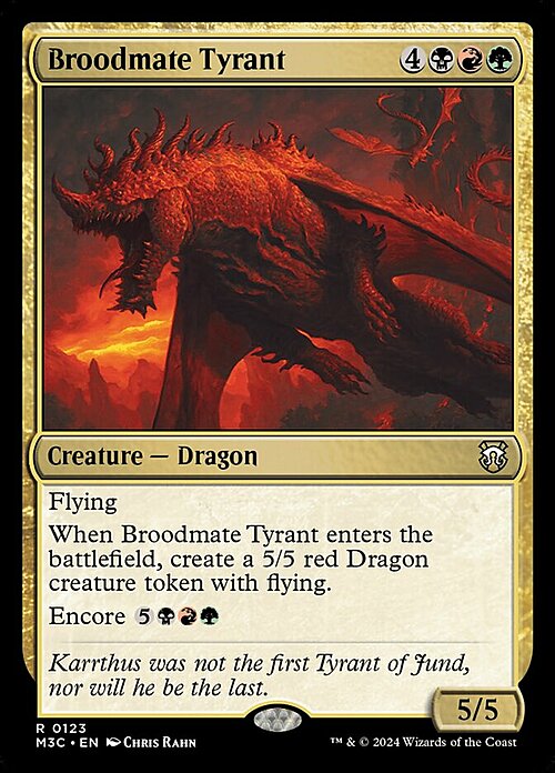 Broodmate Tyrant Card Front