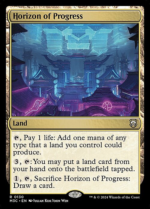 Horizon of Progress Card Front