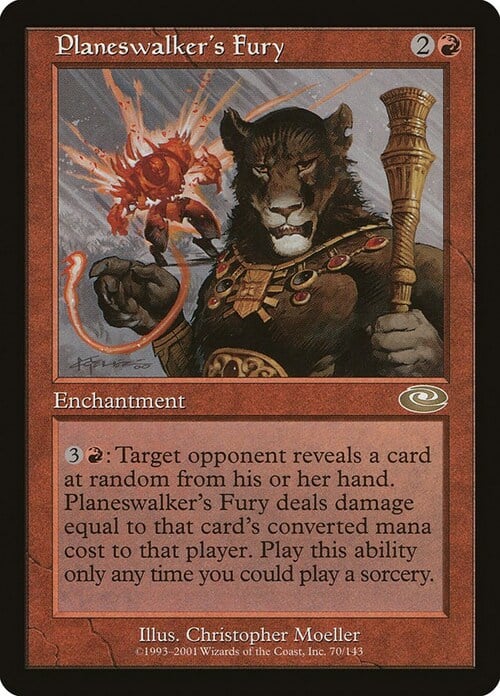 Planeswalker's Fury Card Front