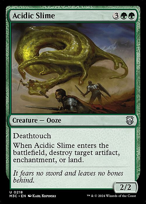 Acidic Slime Card Front