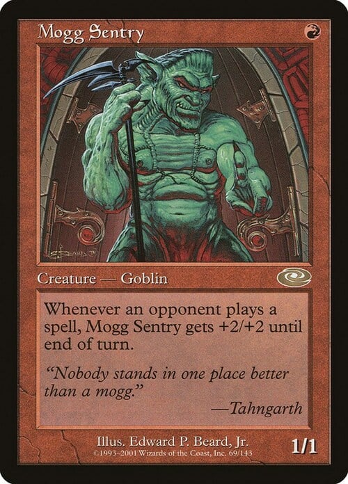 Mogg Sentry Card Front