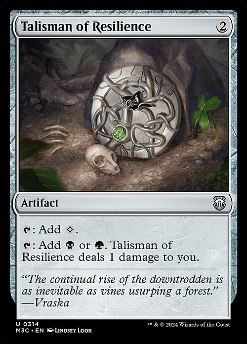 Talisman of Resilience Card Front