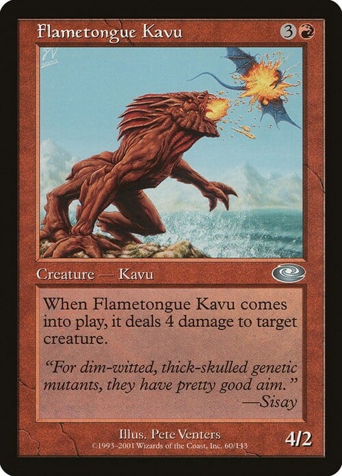 Kavu Lingua Fiammeggiante Card Front