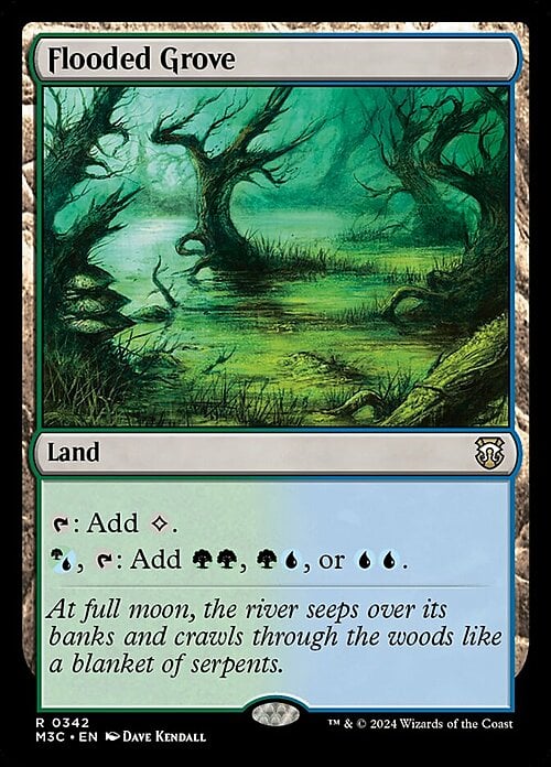 Flooded Grove Card Front