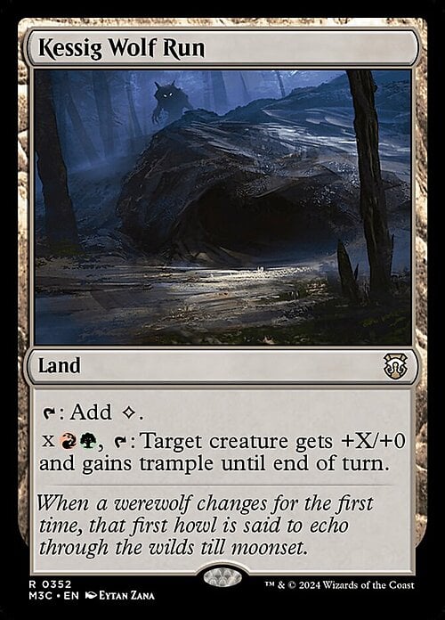 Kessig Wolf Run Card Front