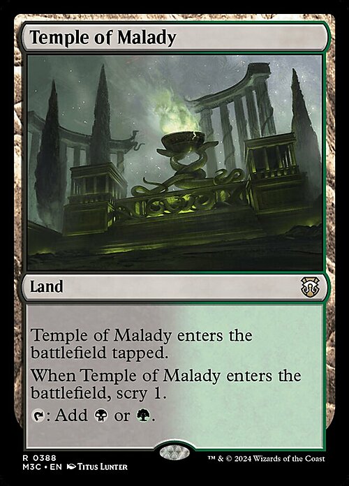 Temple of Malady Card Front